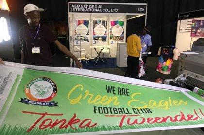 Top Banners Team with TB2280 and TB3200 at Hall3 -D57 of FESPA AFRICA,Johannesburg in 2019 11-13 September